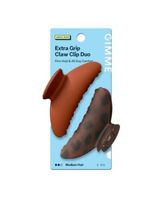 Fashion Extra Grip Claw Clip Duo Firm Hold and All Day Comfort for Medium Hair Non-Slip Accessory Set  2 Pack