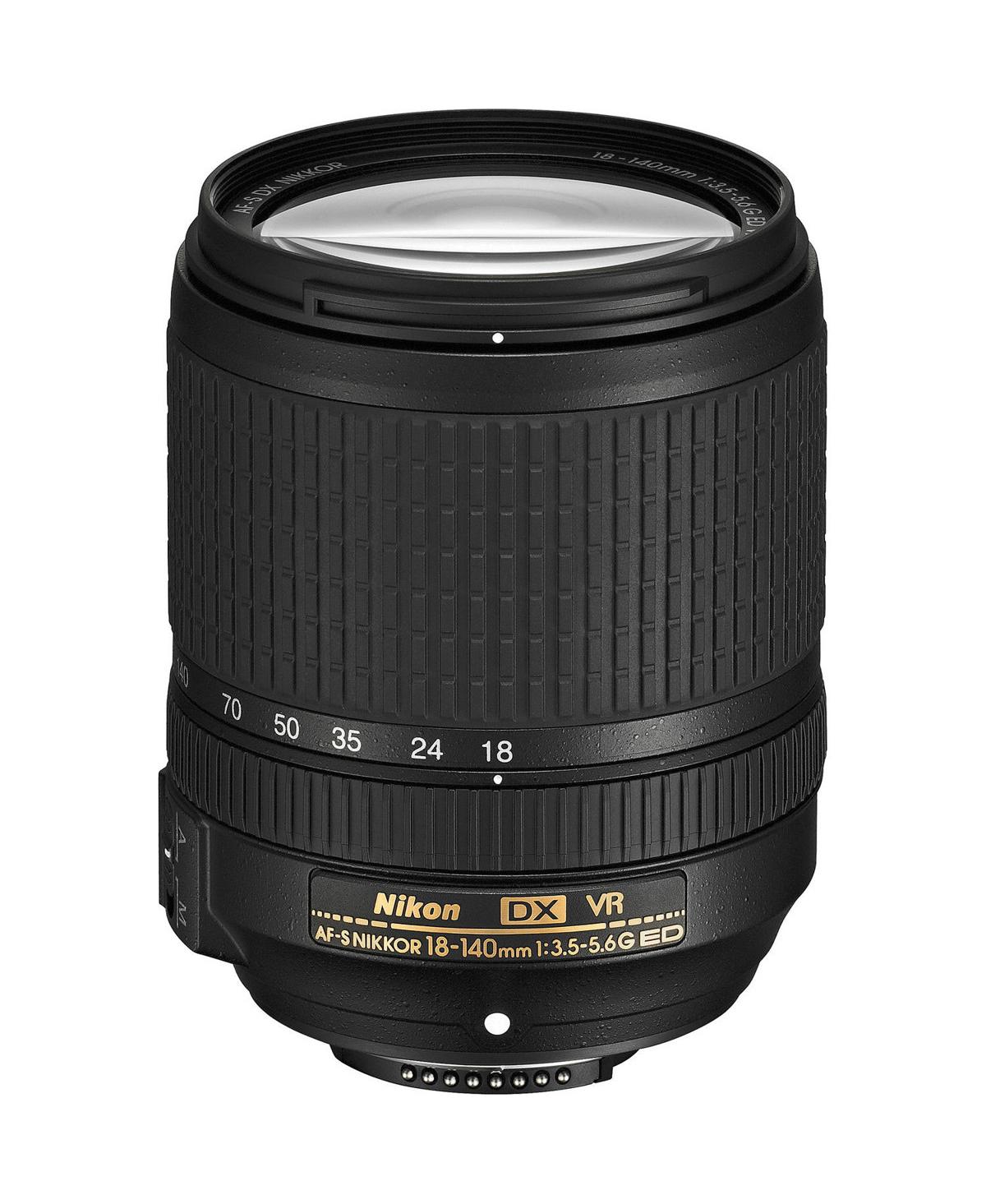 Nikon 18-140mm f/3.5-5.6G Ed Af-s Dx Nikkor Vr Lens, Bundle with Slik U8800L 3-Section Aluminum Tripod with Hybrid 3-Way Pan Head, Cleaning Kit,