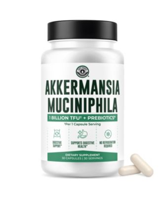 Akkermansia Muciniphila Supplement with Prebiotics, 1 Billion TFU, 30 Capsules