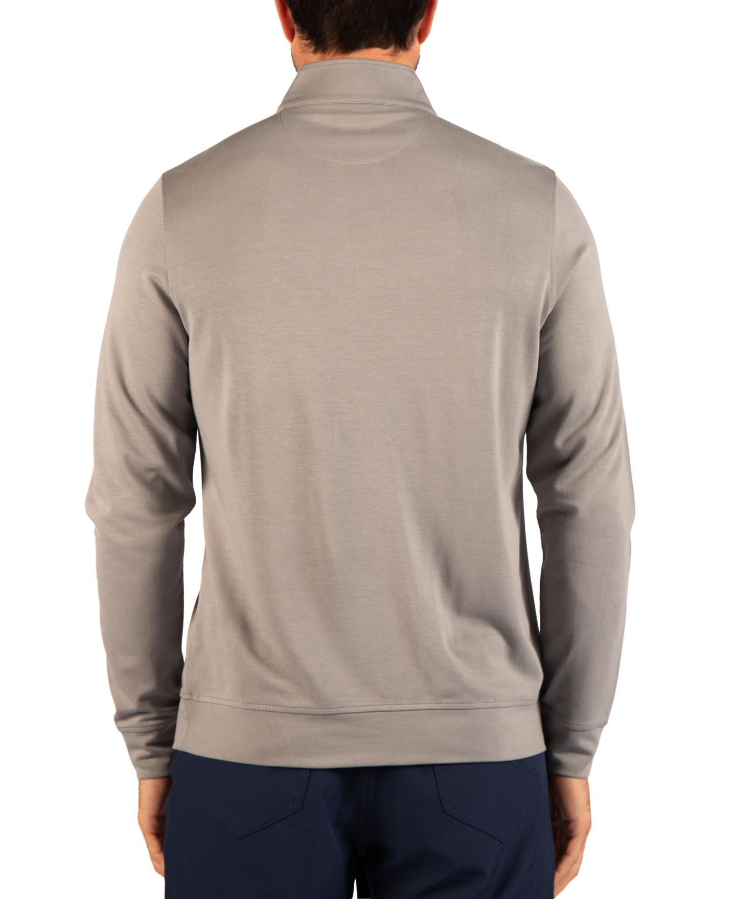 Мужской свитер Tailorbyrd Soft Stonewashed Quarter Zip, цвет: Серый — фото 3