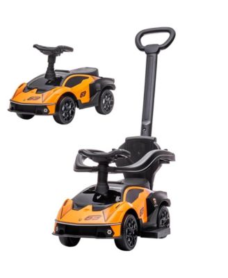 2-in-1 Toddler Ride-On Car with Horn and Storage, Ages 18-36 months