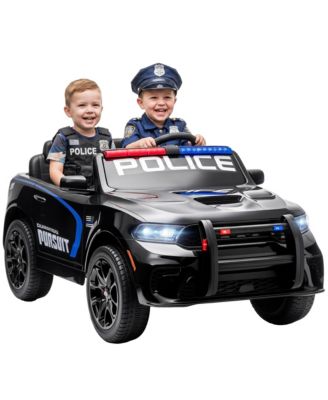 12V Licensed Dodge Ride On Police Car with 2 Seater for Age 3-6