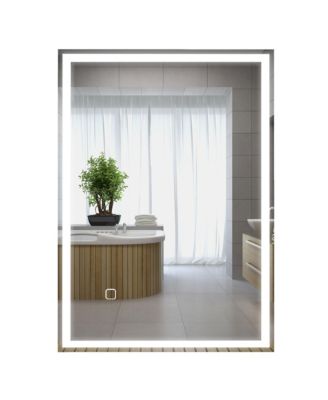LED Bathroom Mirror Dimmable 3 Color Lighting with Memory Function Vanity Mirror