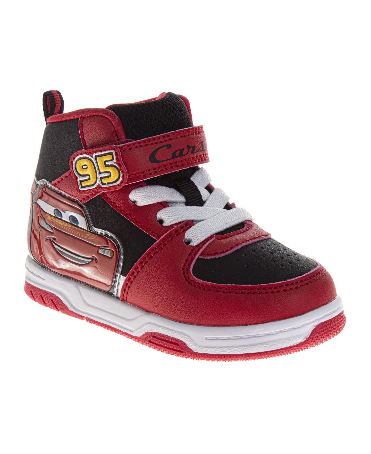 Кроссовки Disney Pixar Lightning McQueen High-Top Sneakers для мальчиков, цвет: Красный — фото 1