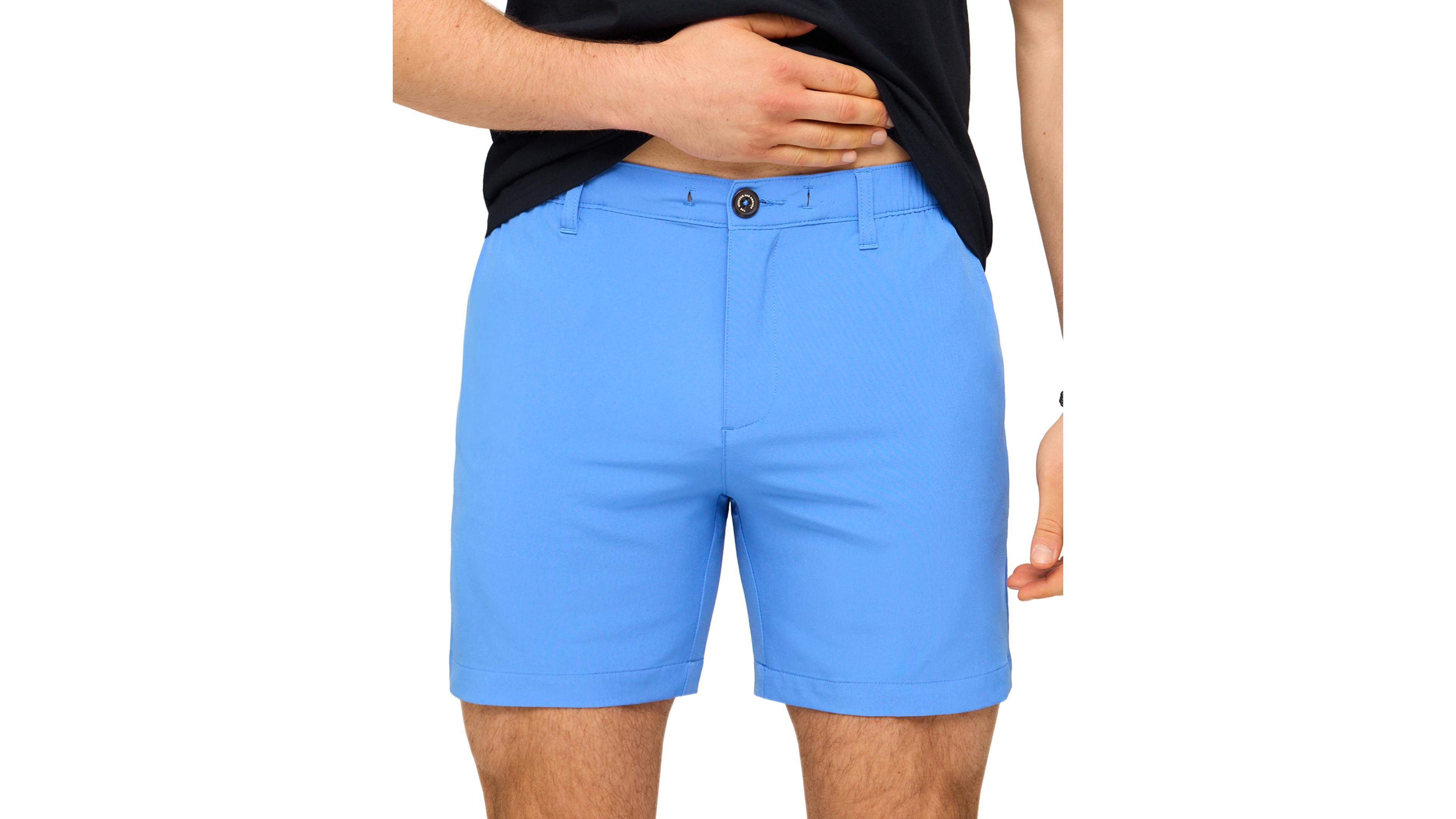 Chubbies Men's The Bluebells Everywear Hybrid Regular-Fit Shorts, 6" Inseam