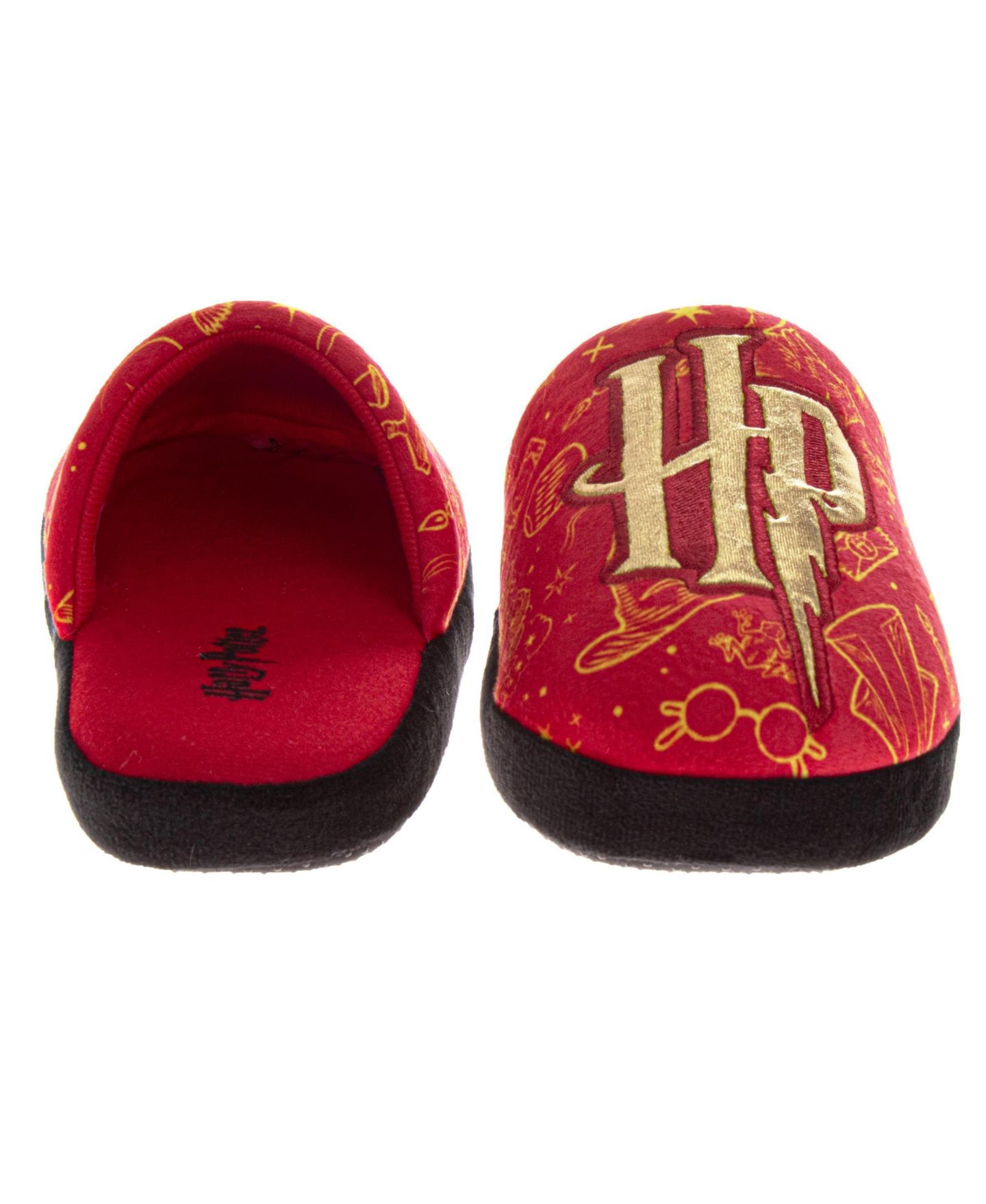 Тапочки Harry Potter Hogwarts Slippers Grip Wizarding World для мальчиков, цвет: Красный — фото 4