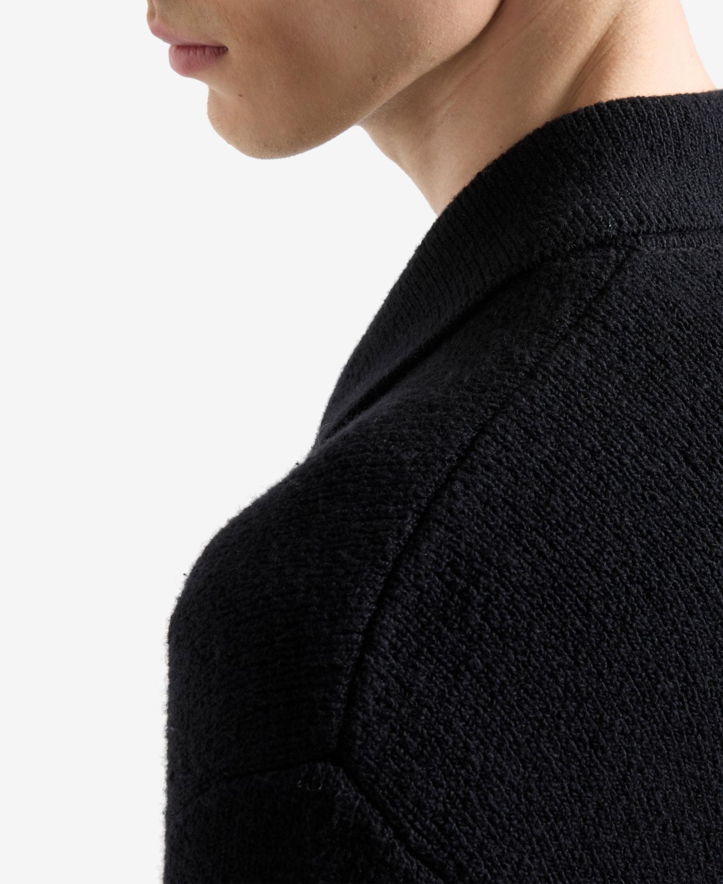 Мужской свитер 7 For All Mankind Full-Zip, цвет: Чёрный — фото 6