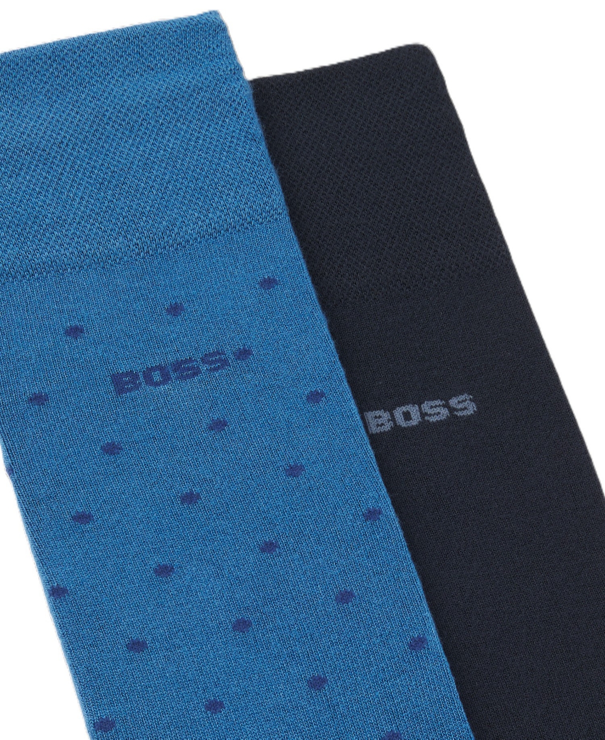 Hugo Boss Men's Mini-Dot Crew Socks, 2-Pack
