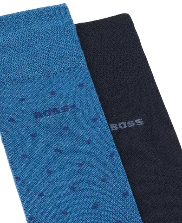 Men's Mini-Dot Crew Socks, 2-Pack - thumbnail 3