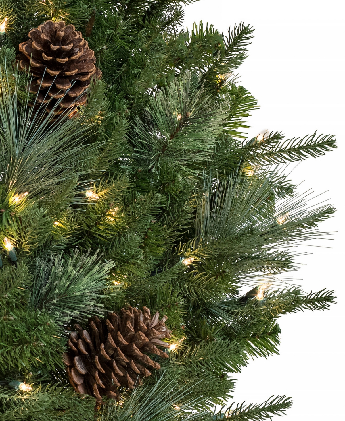 Balsam Hill 30" Mixed Pre-Lit Wreath