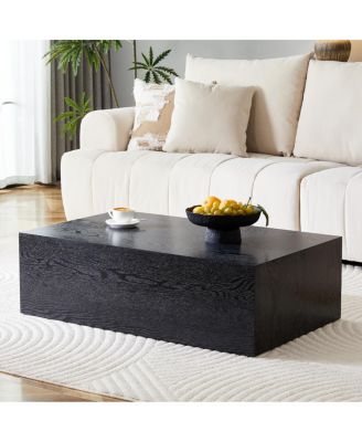  Wood Grain MDF Coffee Table - Luxurious Living Room Accent