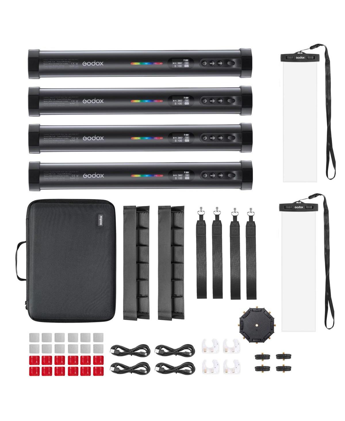 Godox TL30-K4 Rgb Tube Light 4-Light Kit