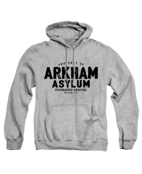 Мужское худи Batman Arkham Asylum Graphic Pullover, цвет: Меланжевый