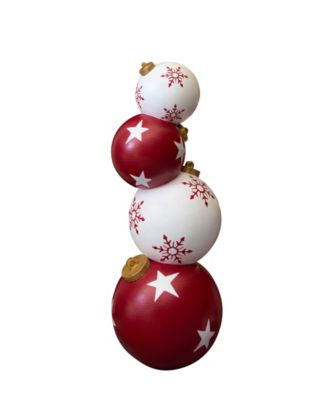 Stacked 10.5" Christmas Ornaments