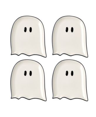 Ghost Accent Plates, Set of 4