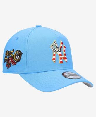 Big Boys and Girls Light Blue New York Yankees Celebrate America's 250th 9FORTY A-Frame Adjustable Hat
