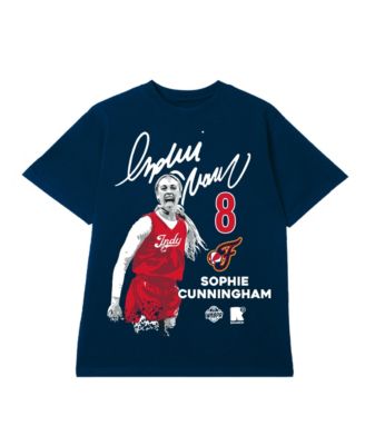 Men's and Women's Sophie Cunningham Navy Indiana Fever Player Graphic T-Shirt