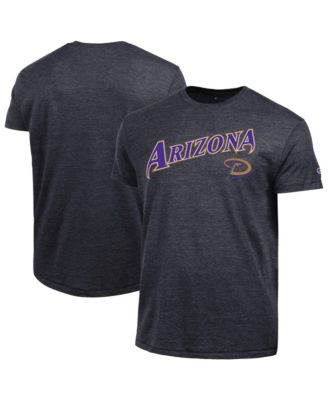 Men's Arizona Diamondbacks Cooperstown Wordmark Lockup Tri-Blend T-Shirt