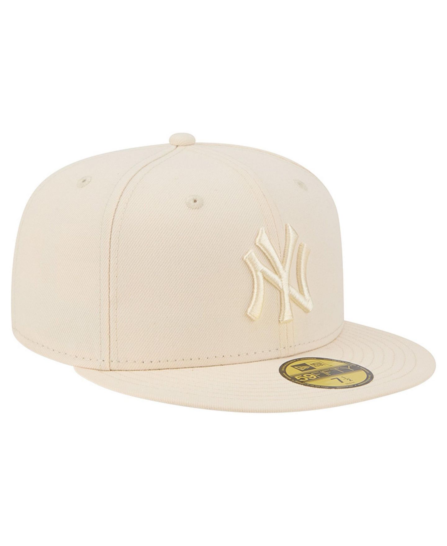 Мужские головные уборы New Era Cream New York Yankees Color Pack 59FIFTY Fitted Hat — фото 4