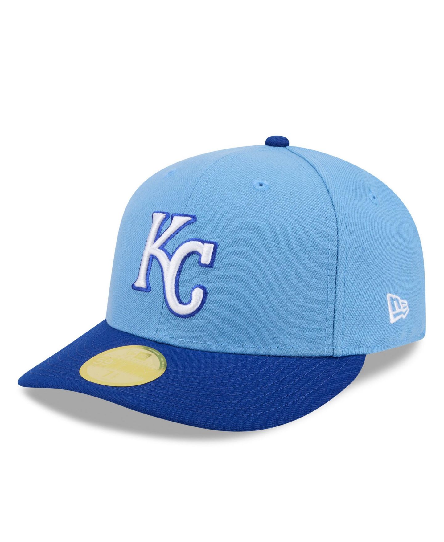 Мужская кепка New Era Light Blue/Royal Kansas City Royals 2026 Baseball Hall of Fame 59FIFTY Low Fitted Hat — фото 3