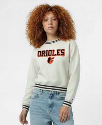 Women's Baltimore Orioles Reverse Weave Crewneck Sweatshirt