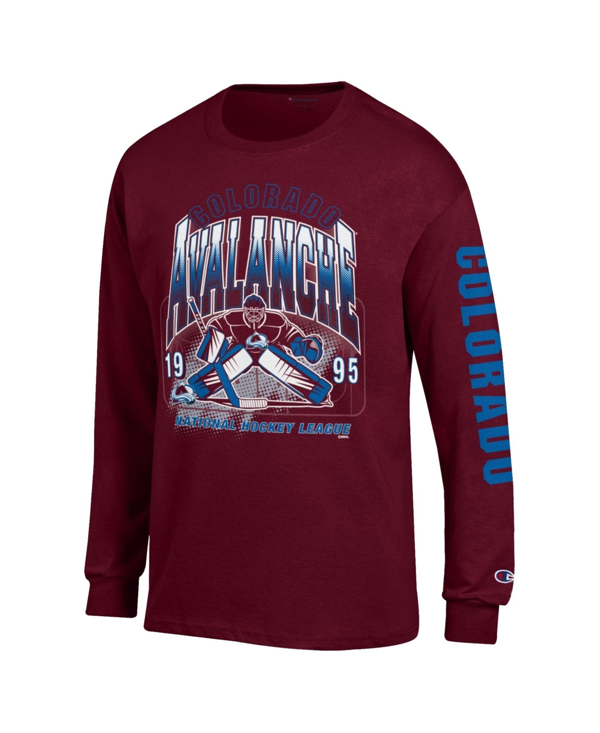 Champion Men's Colorado Avalanche Long-Sleeve Jersey T-Shirt