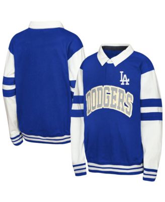 Big Boys and Girls Royal Los Angeles Dodgers Big League Fielder MVP Fashion Sweatshirt