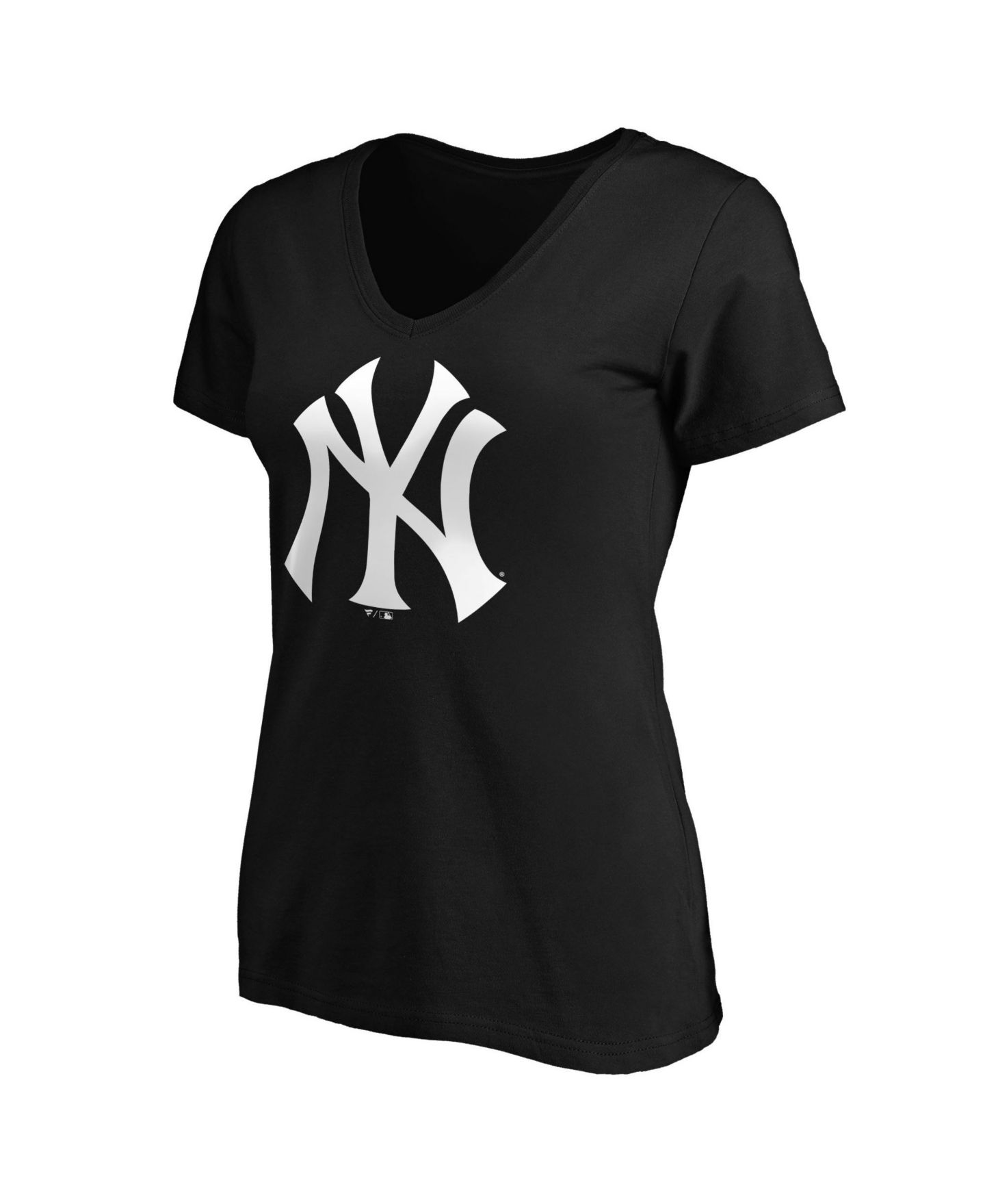 Женская футболка Logo Athletic New York Yankees V-Neck Short-Sleeve — фото 2