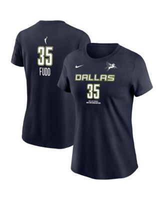 Women's Dallas Wings Azzi Fudd Explorer Edition Printed Graphic Relaxed-Fit T-Shirt