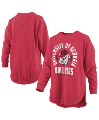 Women's Georgia Bulldogs Blitz Screen-Print Dropped-Shoulder Long-Sleeve T-Shirt