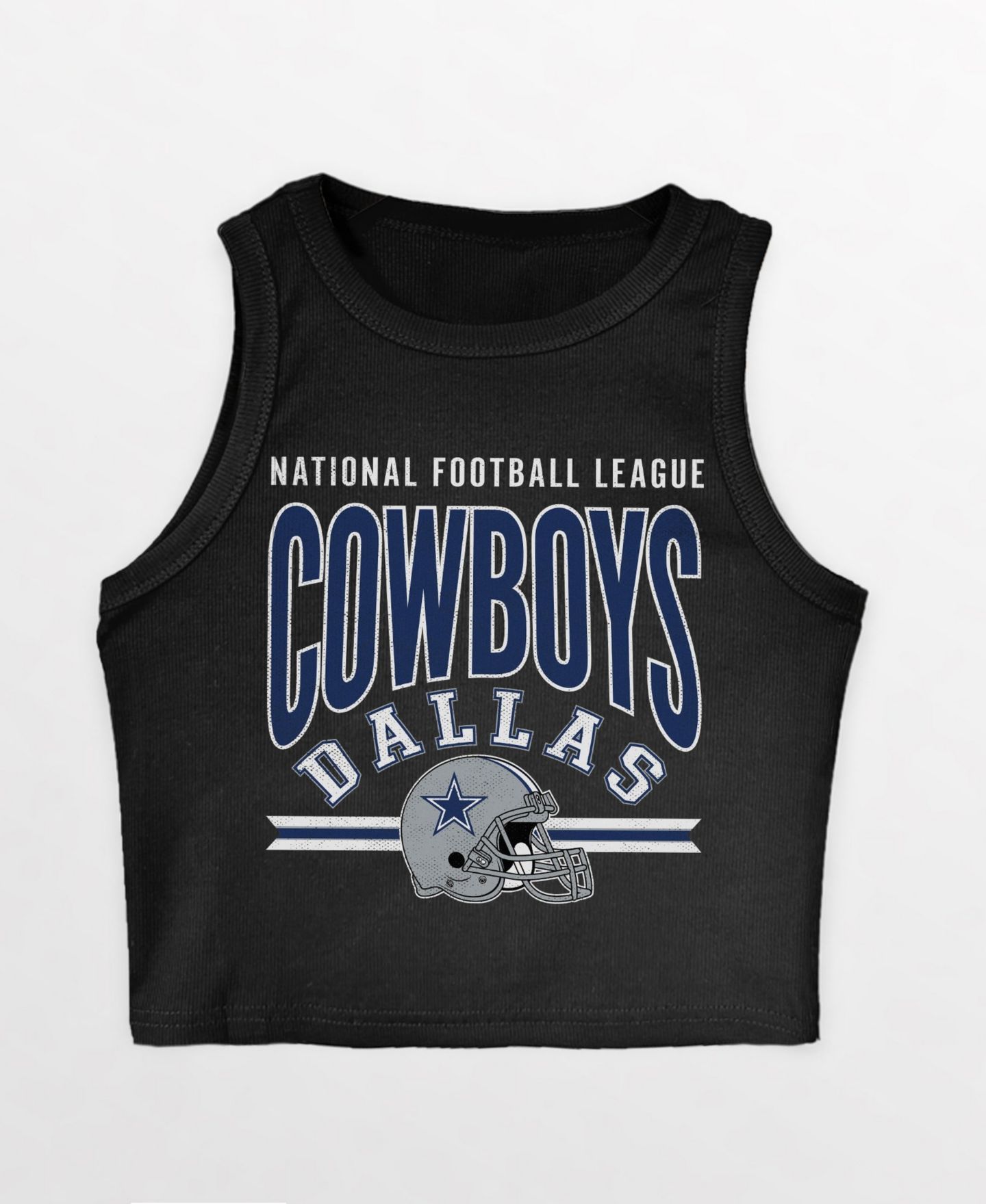 Женский топ Gameday Couture Dallas Cowboys Mic Drop Ribbed Scoop Neck Crop — фото 2