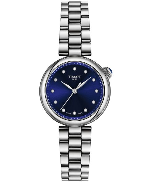 Женские часы Tissot Desir Quartz Silver-Tone Stainless Steel Bracelet Watch 28mm