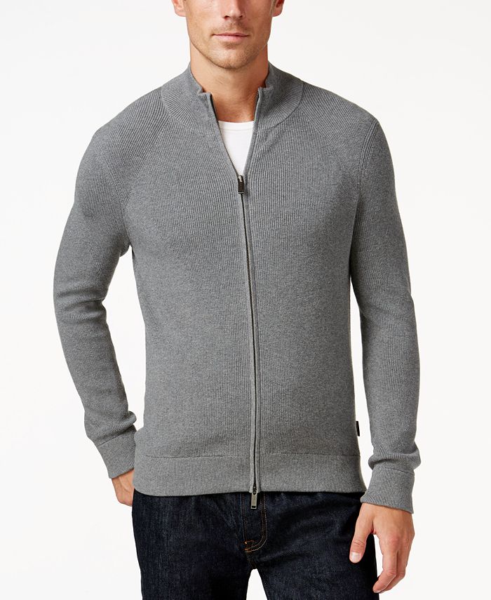 Michael Kors Men's Full-Zip Sweater & Reviews Sweaters - Men Macy's