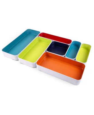 Metal Drawer Organizers, Set of 7