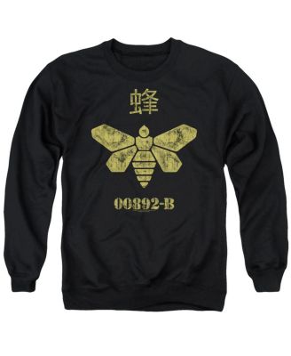 Men's Methylamine Barrel Bee Graphic Long-Sleeve Crewneck Sweatshirt