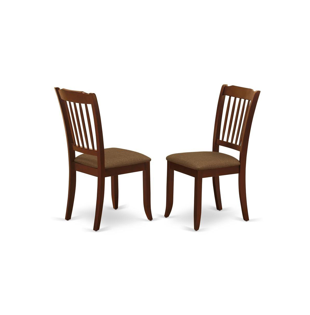 East West Furniture Dining Room Set Mahogany