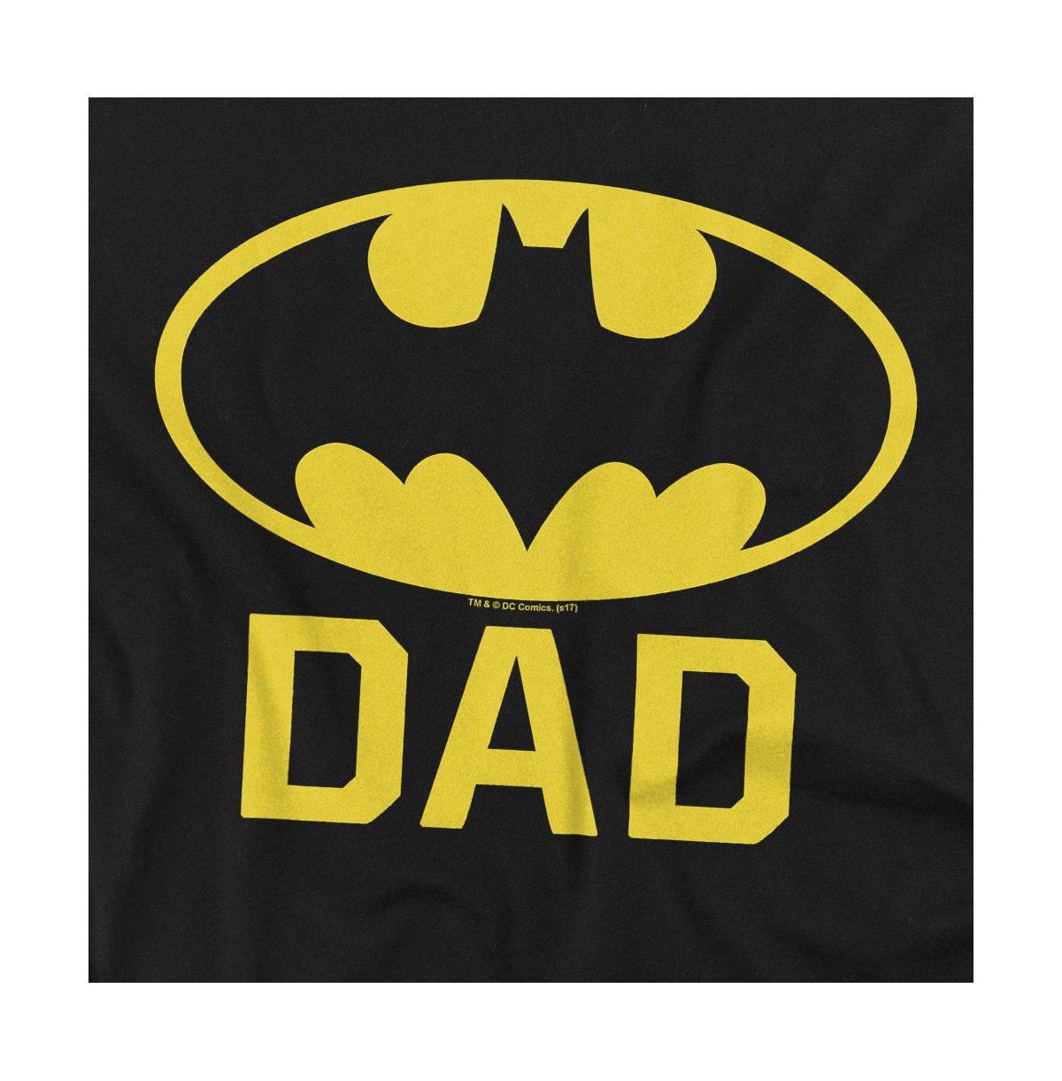 Batman Men's Bat Dad Graphic Holiday Crewneck Sweatshirt