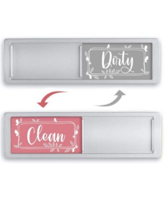 Dishwasher Magnet, Clean Dirty Sign Indicator for Dishwasher Easy to Read, Heavy Duty Magnet with Optional Stickers