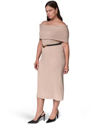Tan & Beige Plus Size Dresses