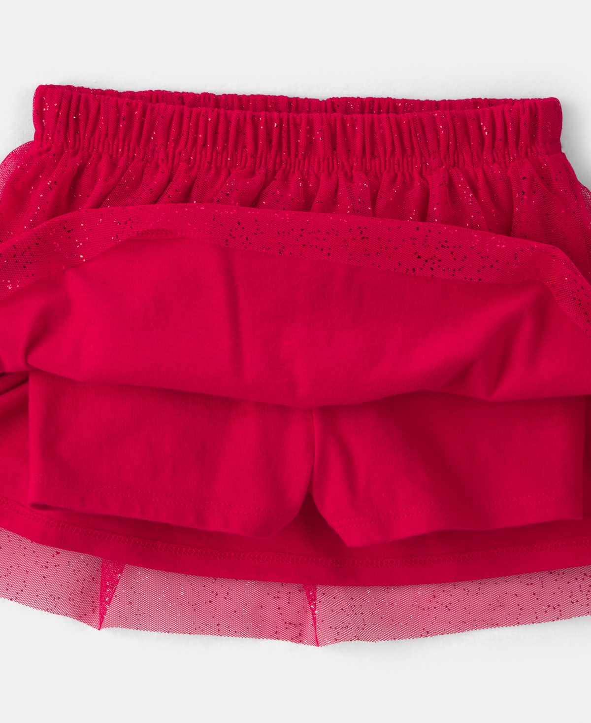Carter's Baby Girls' Tulle Bow Fleece Top and Skort, 2-Piece Set