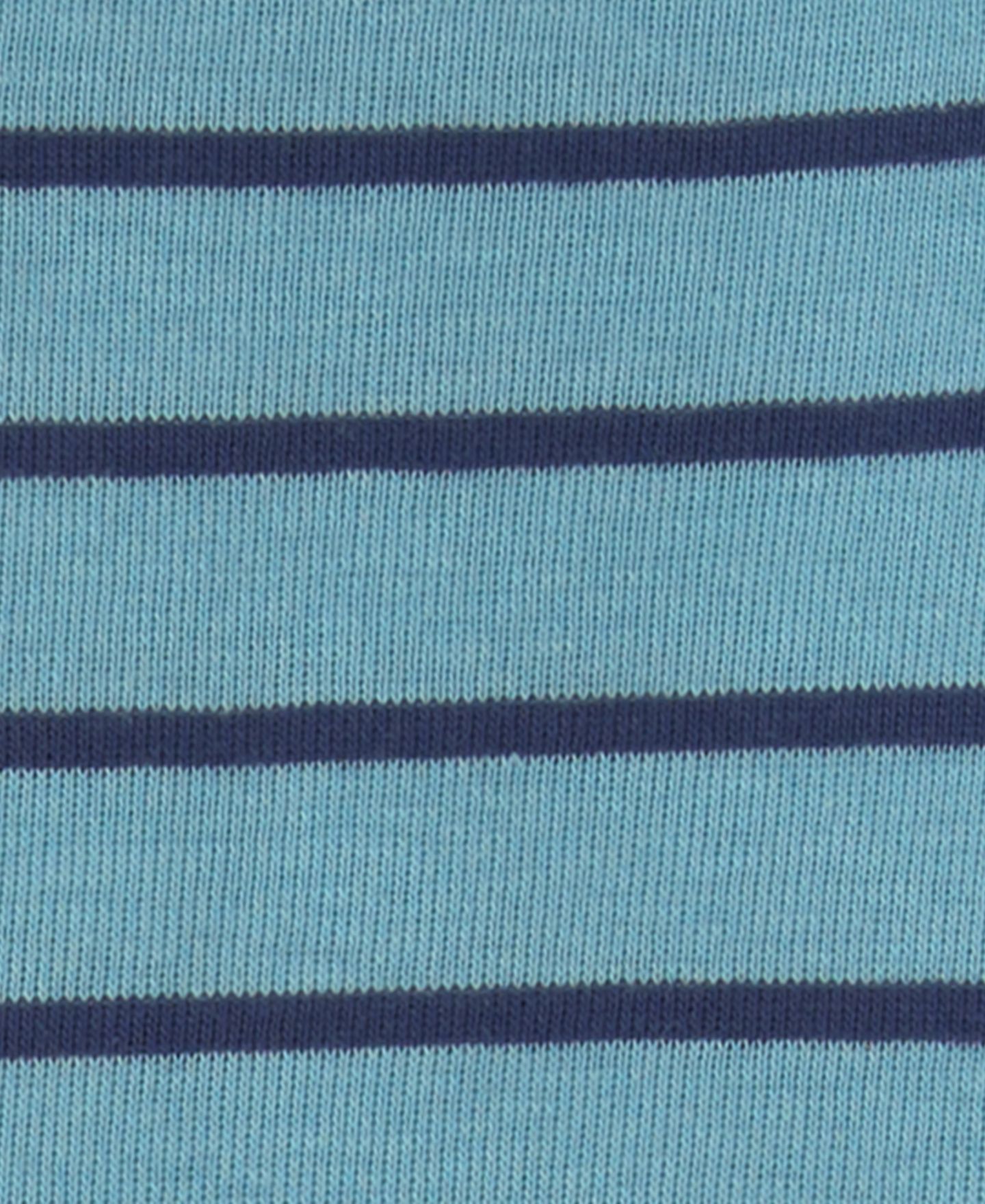 Комплект Carter's Polar Bear Striped Long-Sleeve Bodysuits and Pants, 3-Piece Set для мальчиков-малышей, цвет: Синий — фото 4