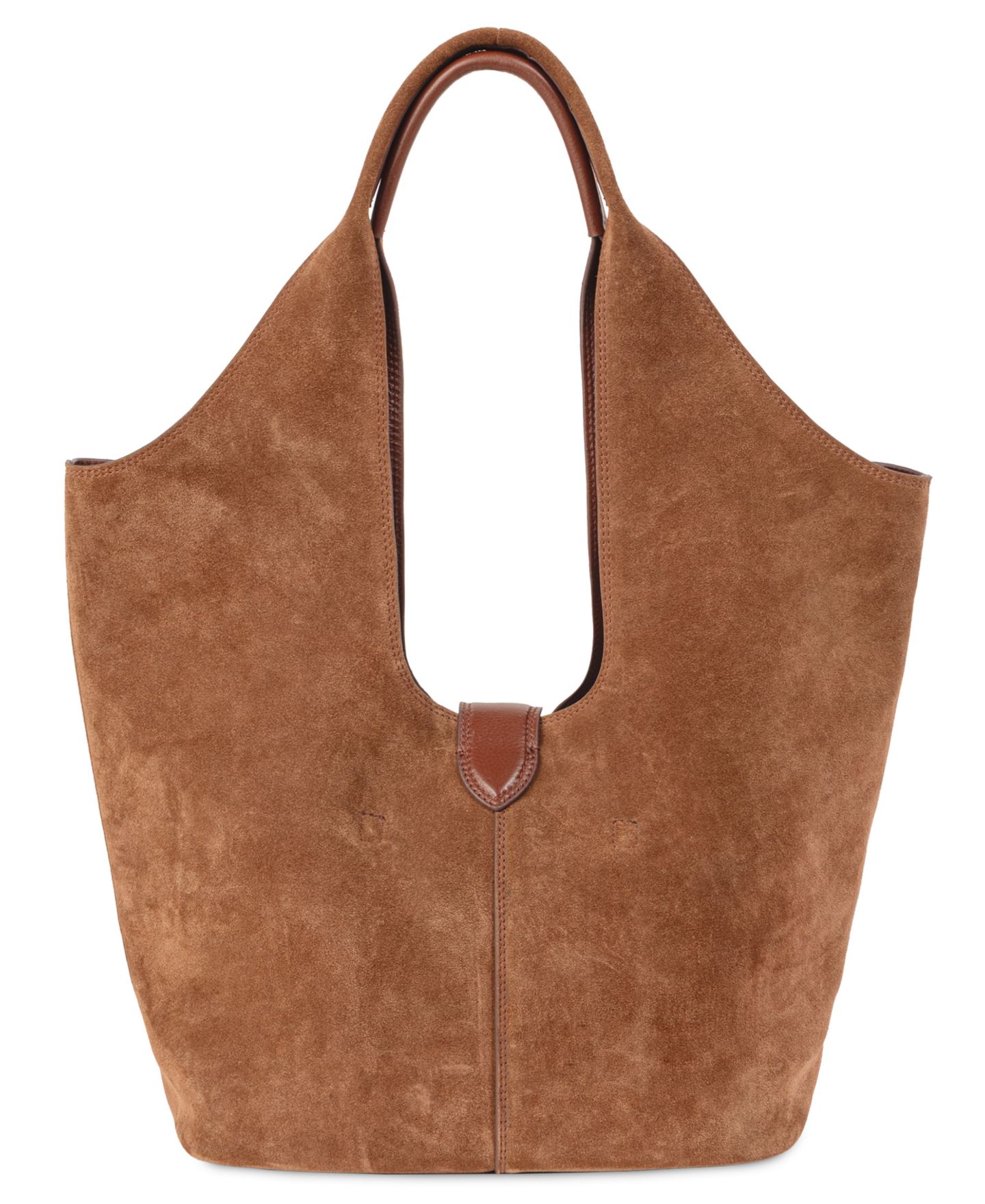 Женская сумка Sam Edelman Lucy Buckle Medium Tote Handbag, цвет: Карамельный — фото 2