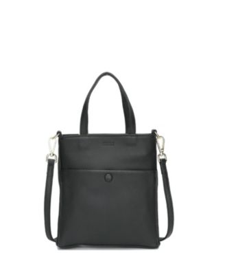 Genuine Leather Small Crossbody Messenger Bag for Women, Mini Top Handle Purse with Adjustable Shoulder Strap and Front Pocket