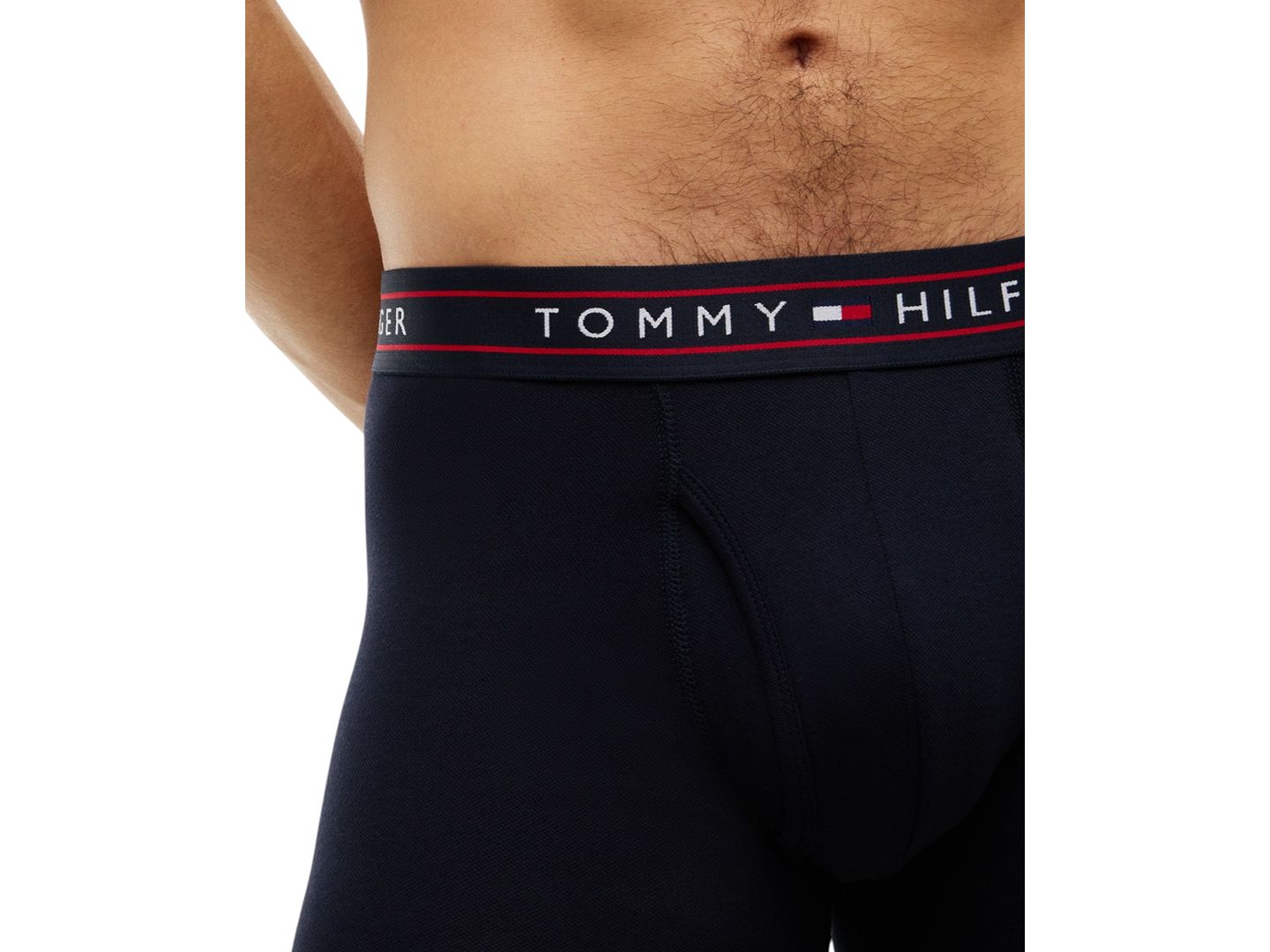 Трусы-боксеры Pique для мужчин, хлопок, модал, 3 шт. — Tommy Hilfiger, цвет: Синий / Пустынный небесно-голубой — фото 3