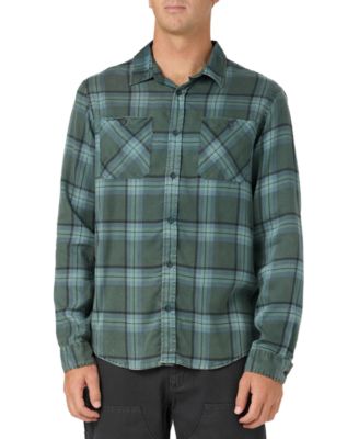 Men's Print Long-Sleeve Flannel Shirt