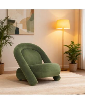 Velvet Accent Lounge Chair