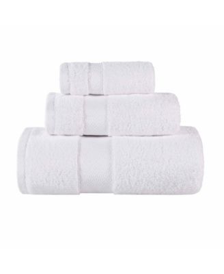 Niles Egypt Produced Giza Dobby Ultra-Plush Thick Soft Absorbent 3-Piece Towel Set