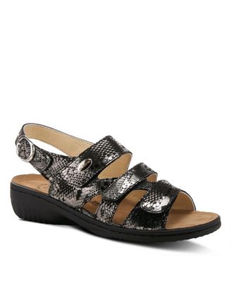Women's Acamar Slingback Sandal with Leather Upper Detail