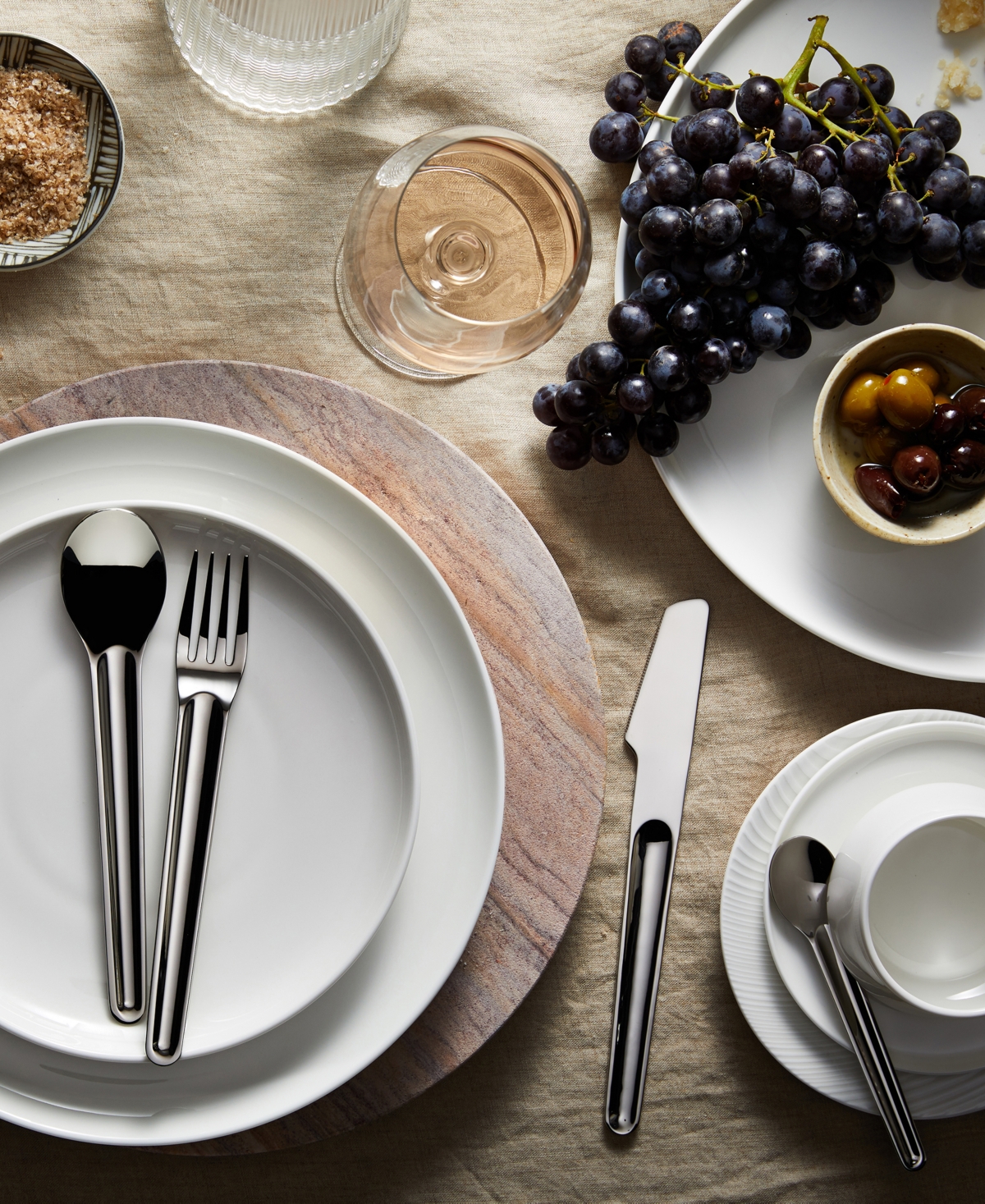 Noritake Marc Newson 16-piece Flatware Set In Silver