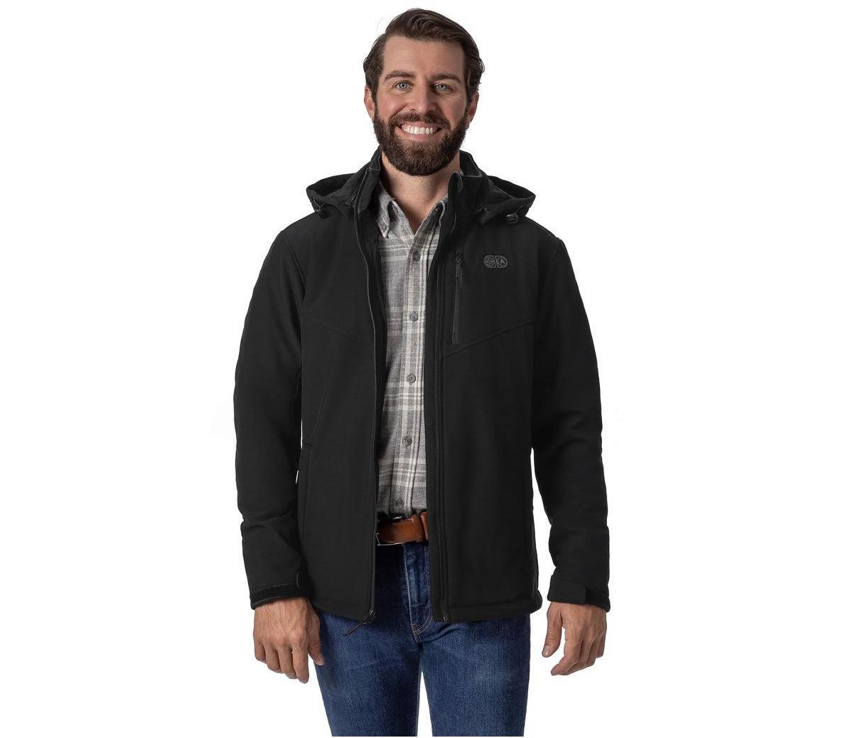 ororo Men's 5-Zone Heated Dual Control Jacket - Black